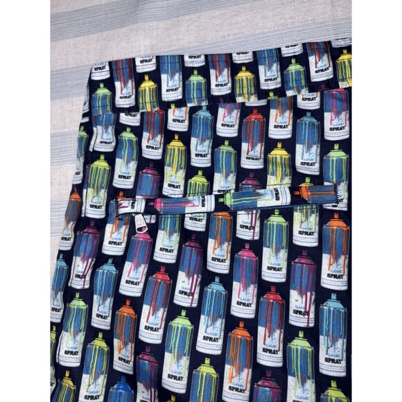 Peter Millar Board Shorts Spray Paint Can Men's Medium Lined Swim Hybrids 6.5" - Picture 13 of 13